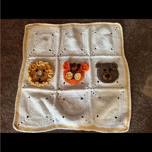 Handmade Animal Crochet Blanket